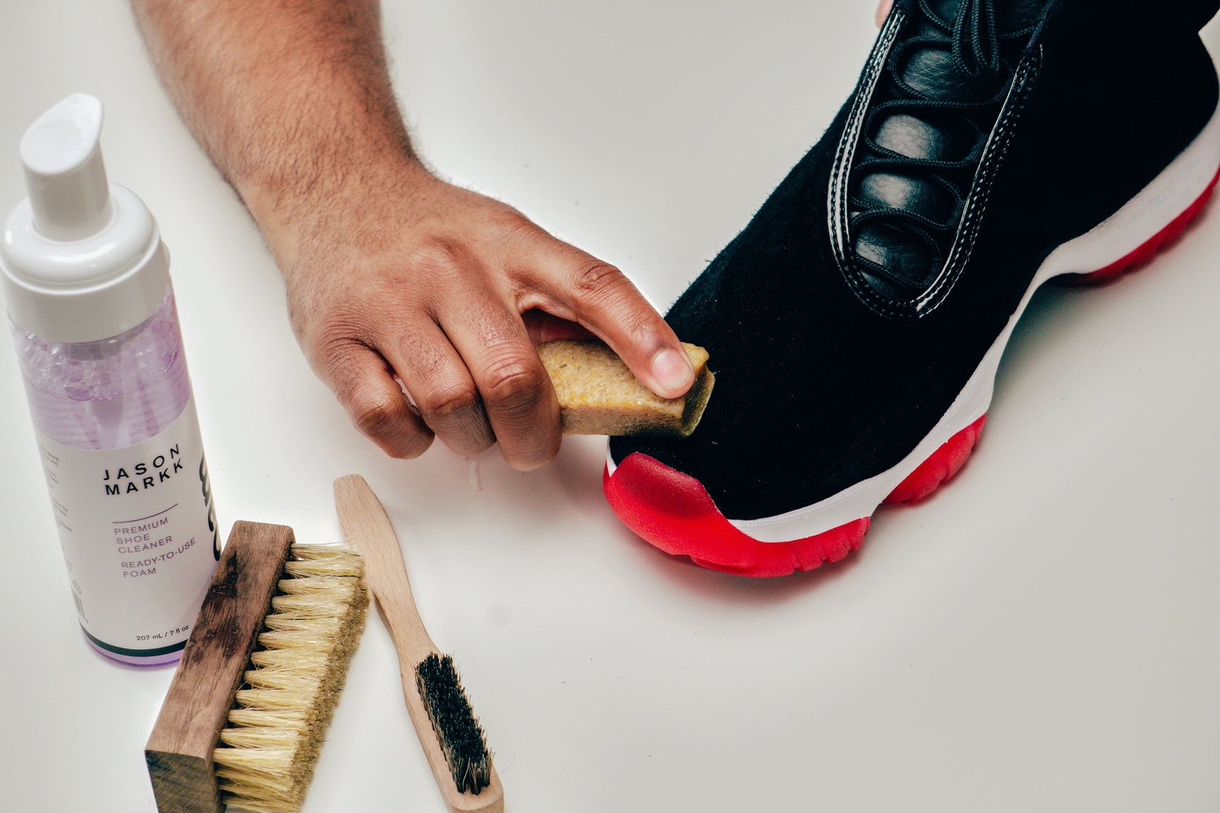 How to clean suede deals shoes with jason markk